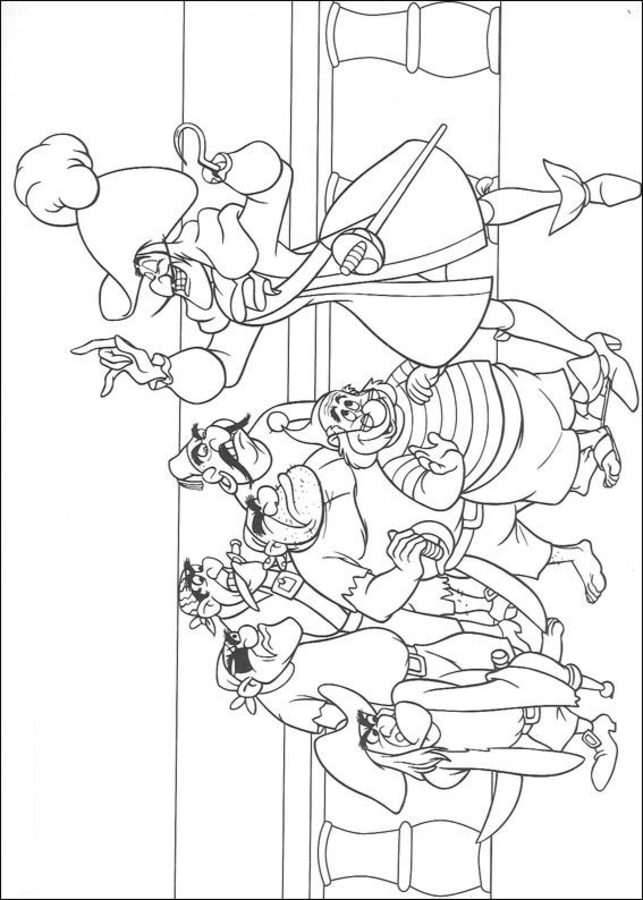 Coloring pages: Peter Pan 4