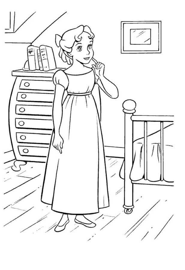 Coloring pages: Peter Pan 5
