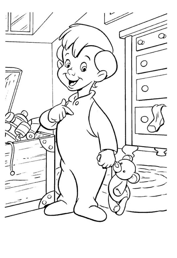 Coloring pages: Peter Pan 6