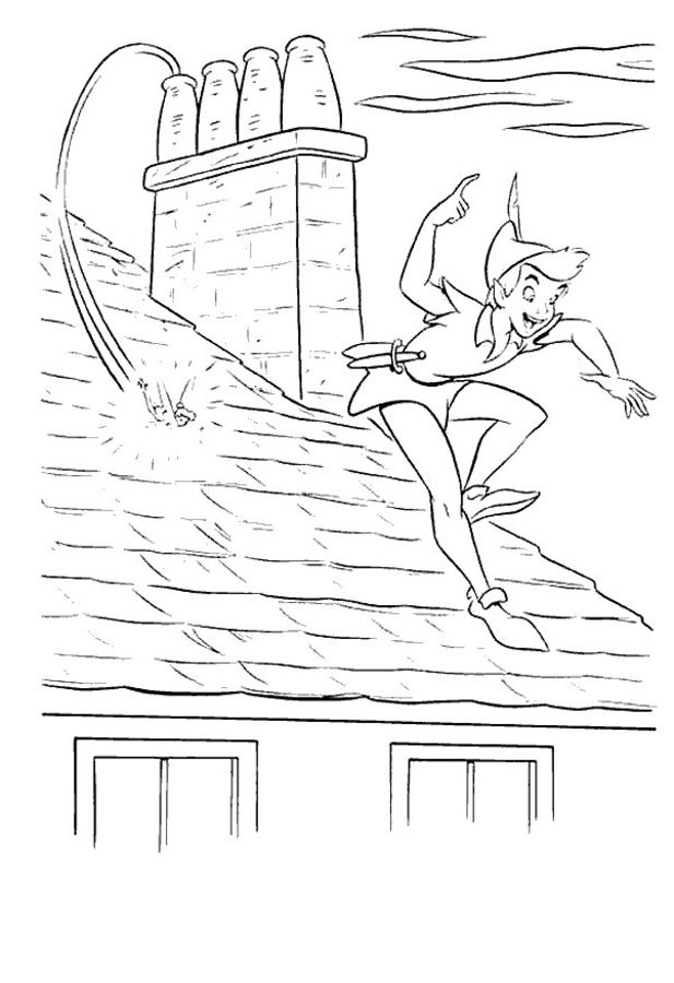 Coloring pages: Peter Pan 7
