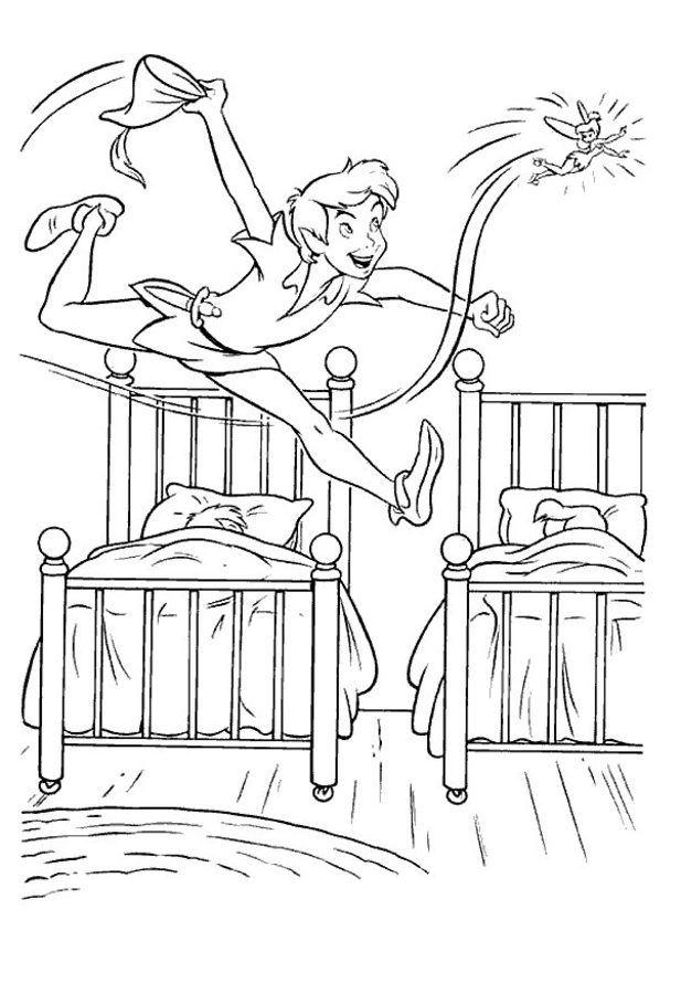 Coloring pages: Peter Pan 8