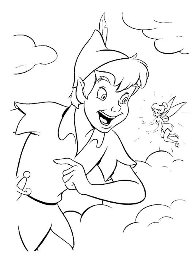 Coloring pages: Peter Pan 9