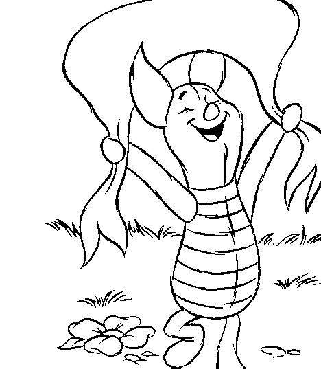 Coloring pages: Piglet 2
