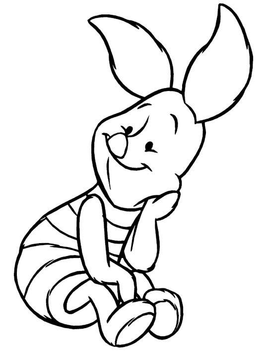 Coloring pages: Piglet