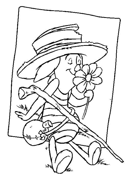 Coloring pages: Piglet 7