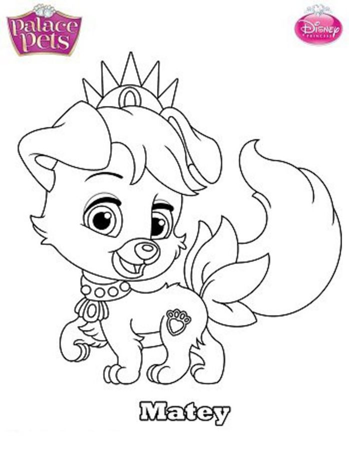 Coloring pages: Palace Pets 10