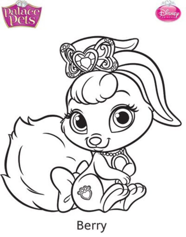 Coloring pages: Palace Pets 3