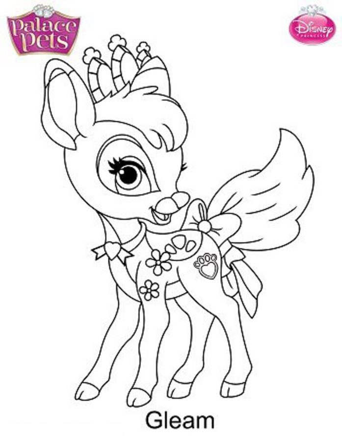 Coloring pages: Palace Pets 8