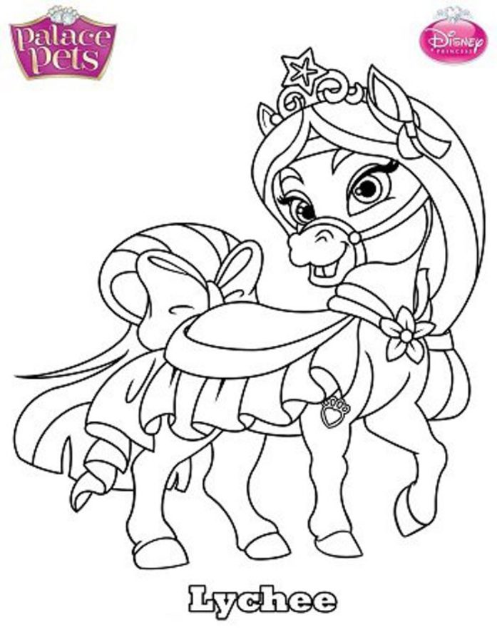 Coloring pages: Palace Pets