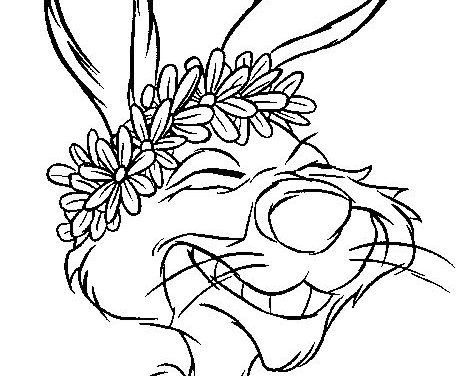 Coloring pages: Rabbit