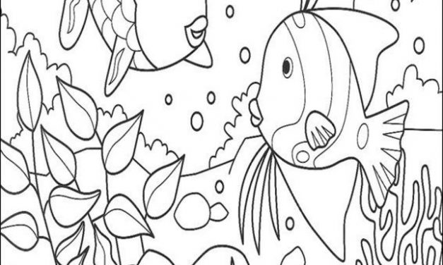 Coloring pages: Rainbow Fish