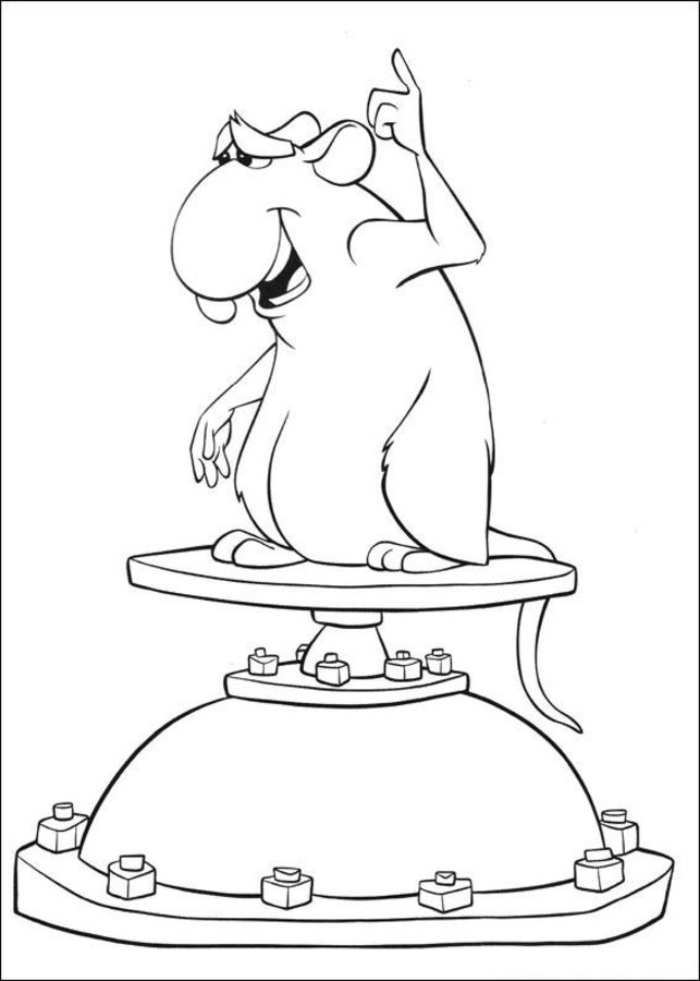 Dibujos para colorear: Ratatouille 4