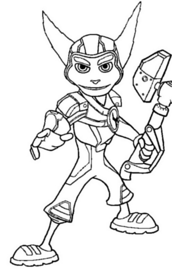 Coloriages: Ratchet and Clank