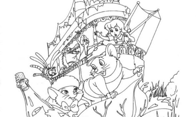 Coloriages: Les Aventures de Bernard et Bianca