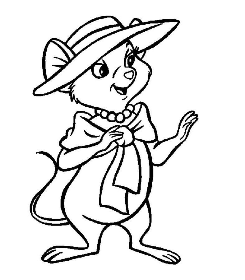 Coloring pages: The Rescuers