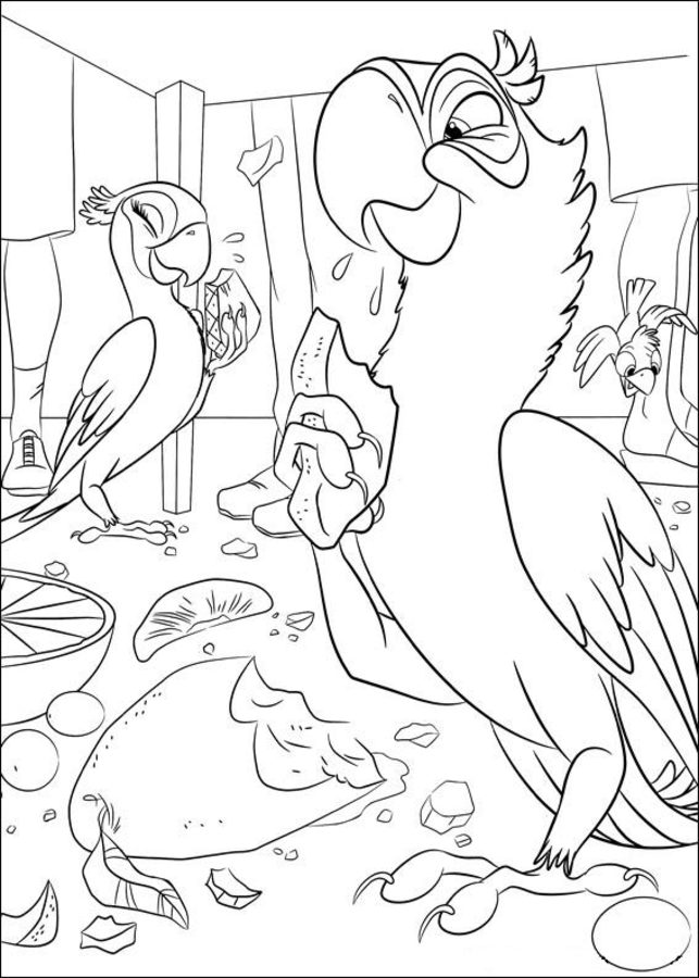 Coloring pages: Rio