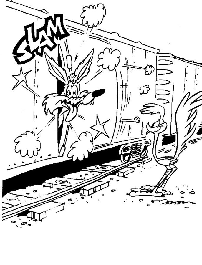 Coloring pages: Road Runner