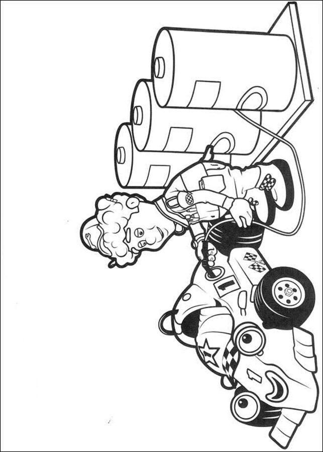 Coloring pages: Roary the Racing Car