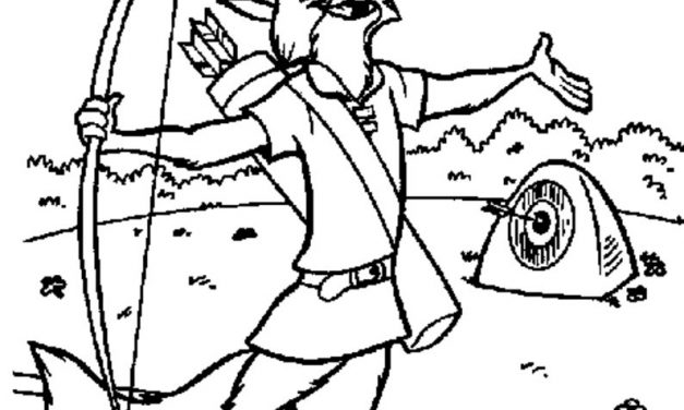 Coloring pages: Robin Hood