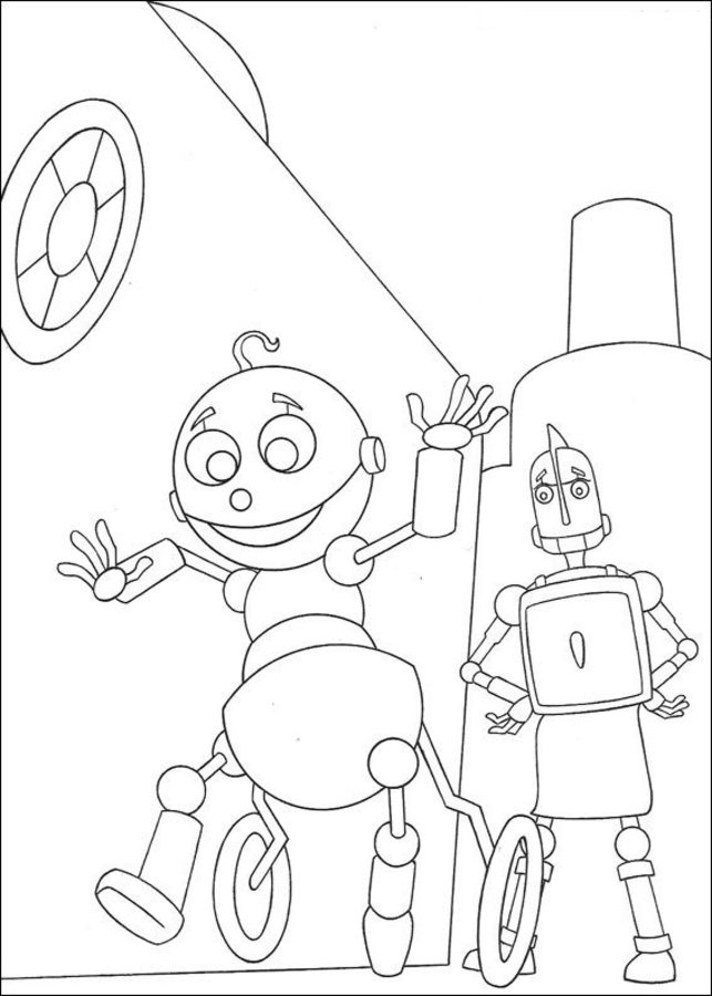 Dibujos para colorear: Robots 10