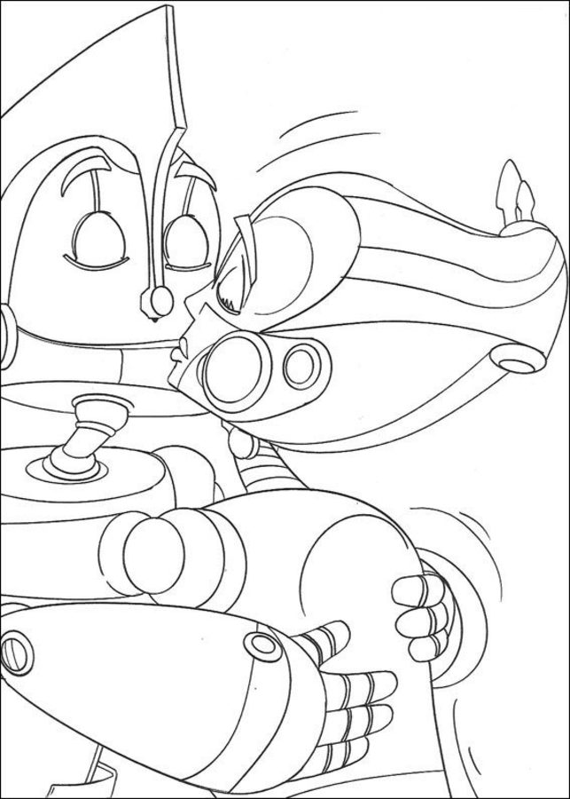 Dibujos para colorear: Robots 4