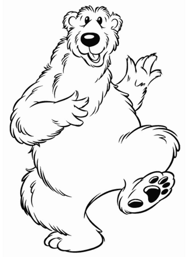 Coloring pages: Rupert Bear 1