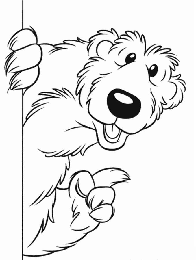 Coloring pages: Rupert Bear 2