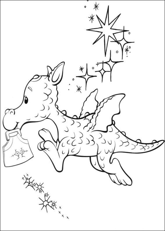 Coloring pages: Rupert Bear 9