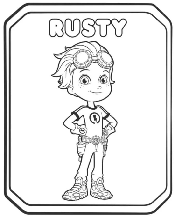Ausmalbilder: Rusty Rivets 8