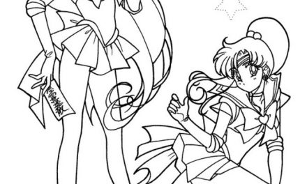 Coloring pages: Sailor Moon