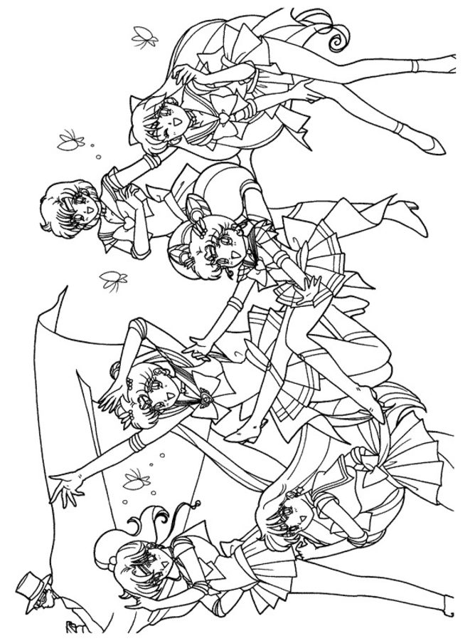 Disegni da colorare: Sailor Moon