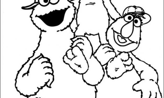 Dibujos para colorear: Sesame Street