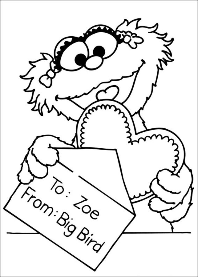 Coloring pages: Sesame Street