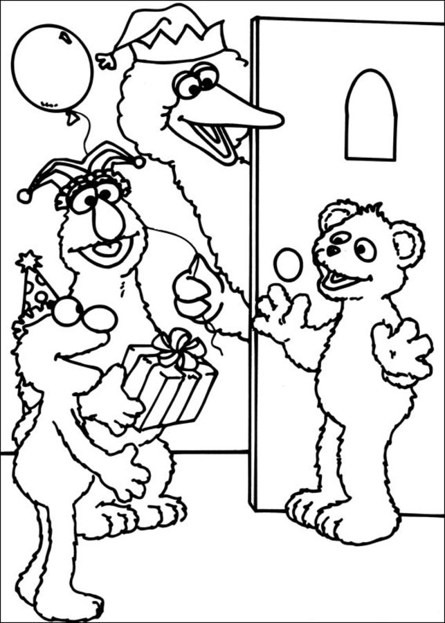 Coloriages: Sesame Street