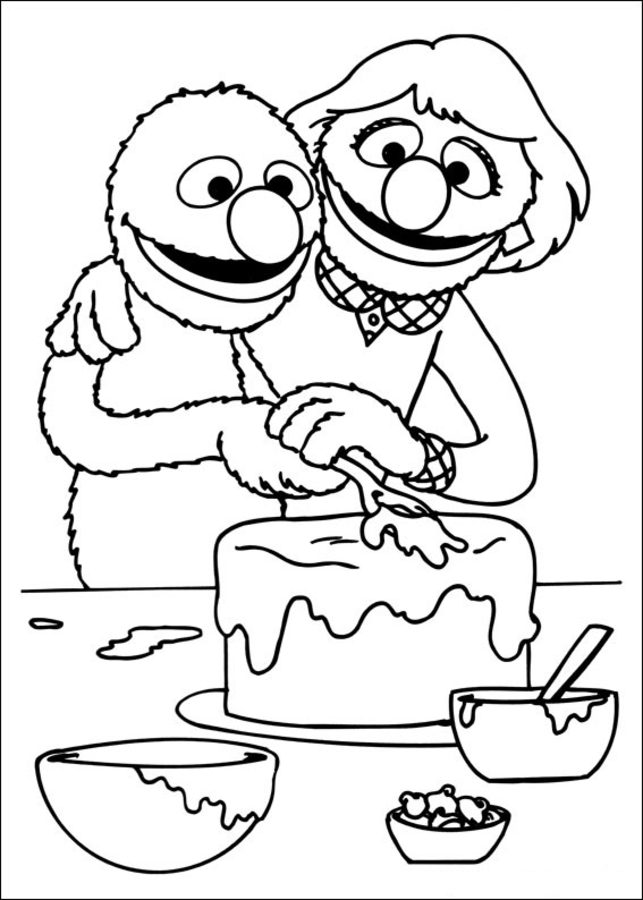 Coloriages: Sesame Street