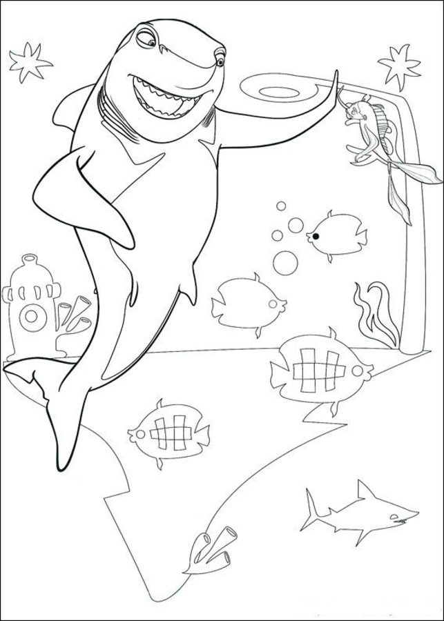 Coloring pages: Shark Tale 5