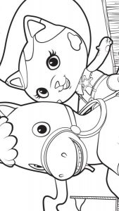 Coloring pages: Sheriff Callie, printable for kids & adults, free