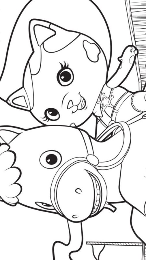 Coloring pages: Sheriff Callie