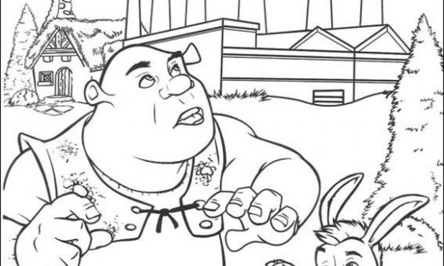 Coloring pages: Shrek