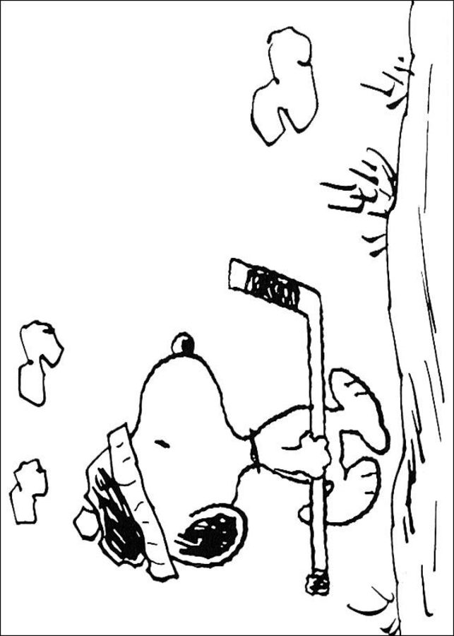 Ausmalbilder: Snoopy