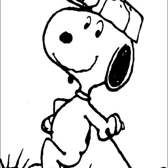 Coloriages: Snoopy