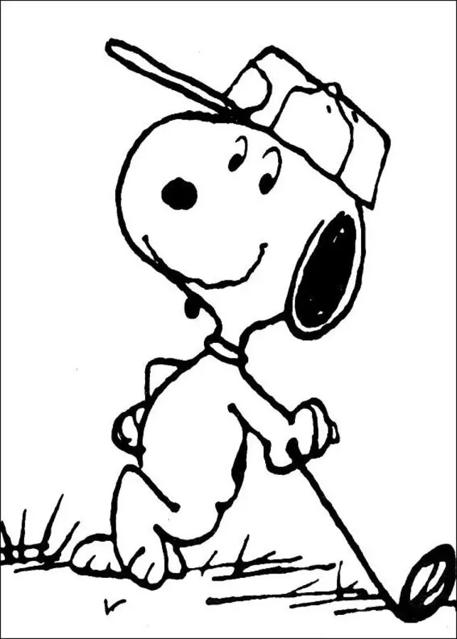 snoopy valentines day coloring pages