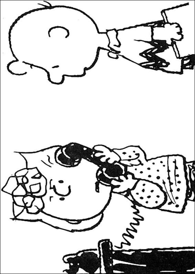 Disegni da colorare: Snoopy 9
