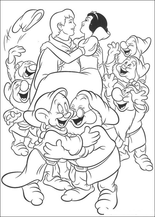 Coloring pages: Snow White 6