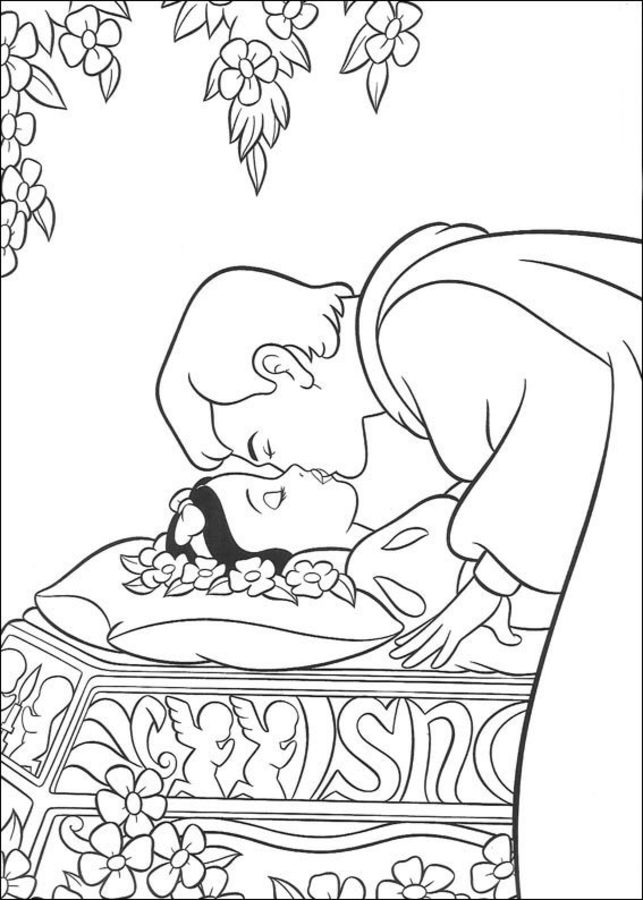 Coloring pages: Snow White 7