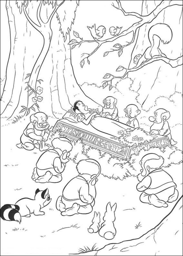 Coloring pages: Snow White 8