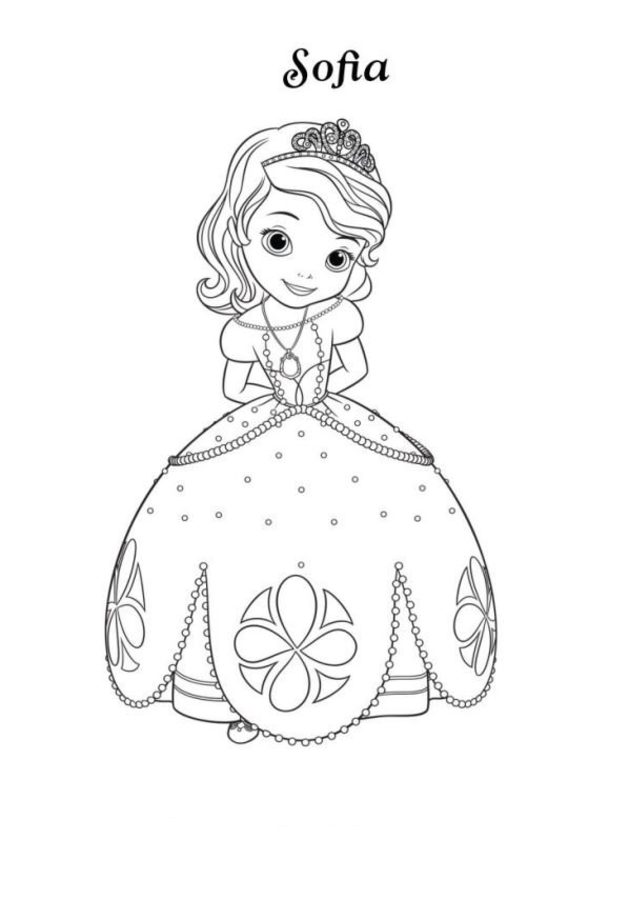 Coloring pages: Sofia the First 4