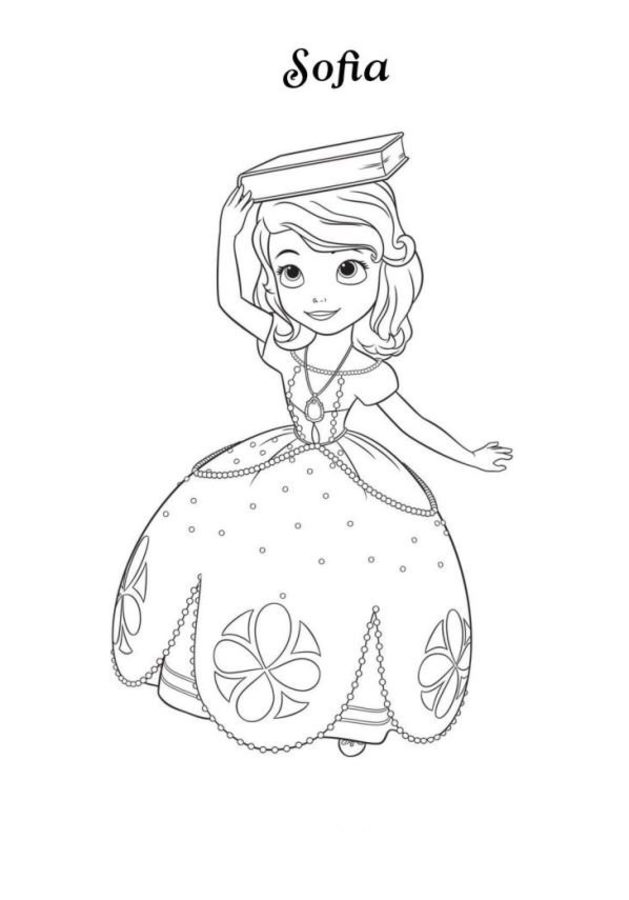 Coloring pages: Sofia the First 9