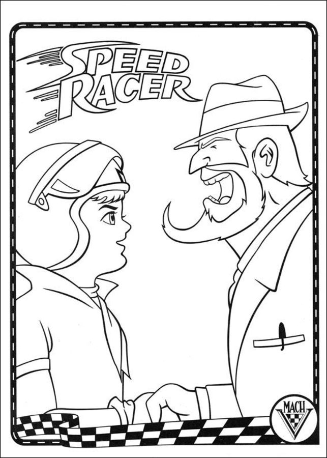 Coloriages: Speed Racer