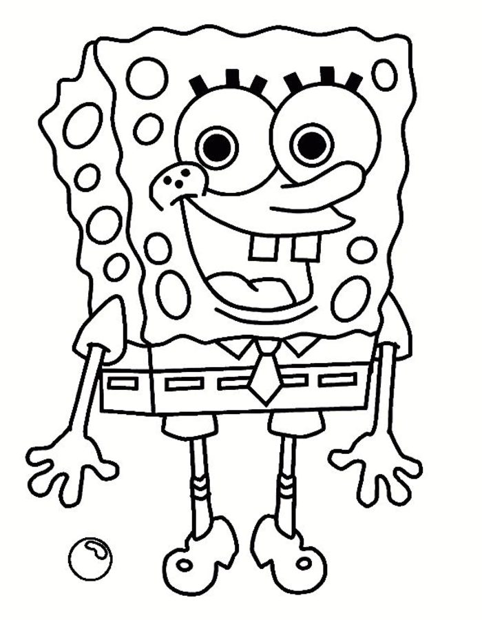 Disegni da colorare: SpongeBob 10